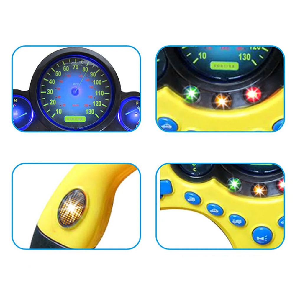 Моделирование Руля со светом Детские Музыкальные Развивающие игрушки электронные вокальные игрушки для детей на день рождения