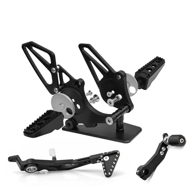 Adjustable Footrest sets Rearset Folding Rear Foot Brake Lever Pedal