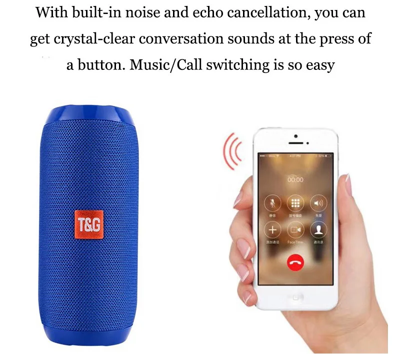 Wireless Bluetooth Speaker column Stereo Subwoofer loudspeaker Waterproof portable Speaker+TF Built-in Mic Bass FM MP3 Sound Box Wireless Bluetooth Speaker column Stereo Subwoofer loudspeaker Waterproof portable Speaker+TF Built-in Mic Bass FM MP3 Sound Box