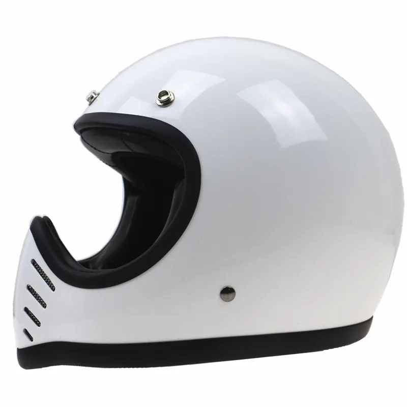 8 вентиляционных отверстий дизайн ретро шлем светильник вес Винтаж полное лицо мотоциклетный шлем ручной работы Прохладный обивка отдыха и безопасности