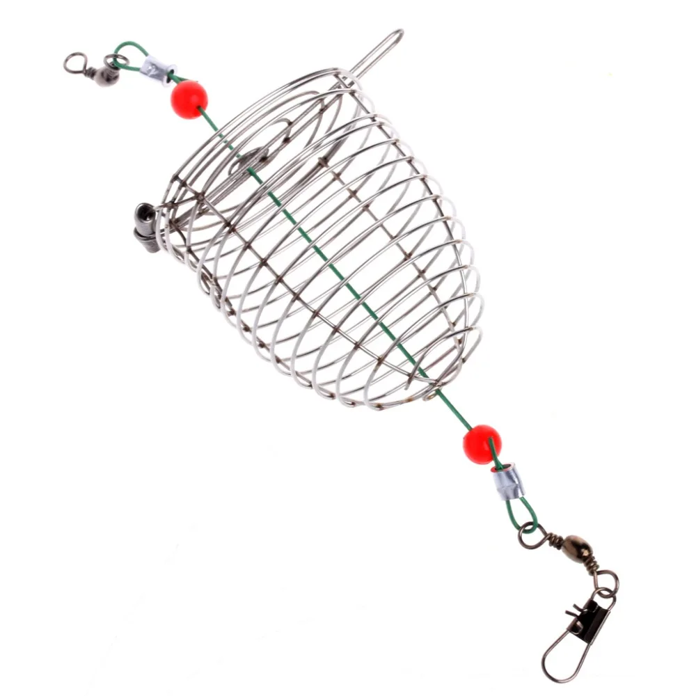 Buy Mini Small Bait Cage Fishing Trap Basket Feeder