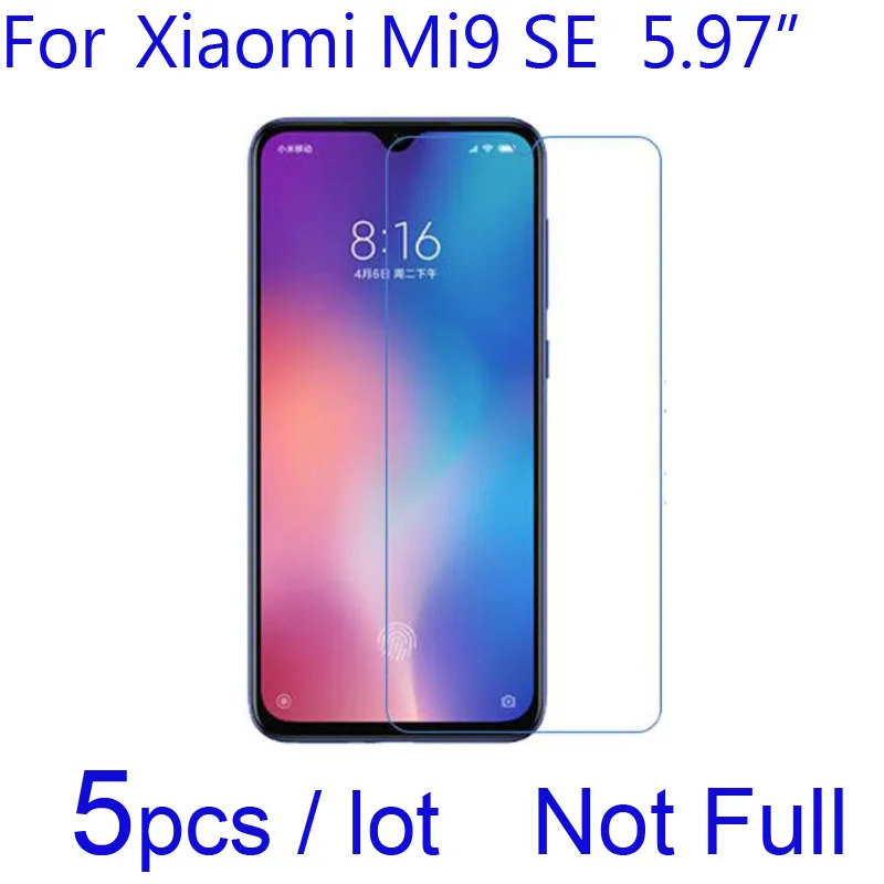 

5pcs/lot for Xiomi Xiaomi Mi 9 Mi9 SE Mi9SE Phone Screen Protectors Clear/Matte/Nano Anti-Explosion Protective Films (Not Full)