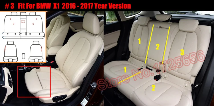 Autodecorun أغطية مقاعد السيارة المصنوعة من الجلد والبولي فينيل كلوريد وإكسسوارات مقاعد Bmw X1 Series Cover Seat Car Seat Carleather Seat Aliexpress