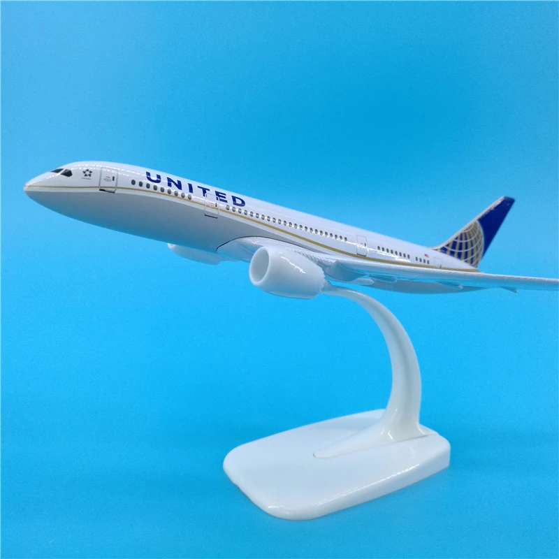 20 см 1/400 коллекционные Boeing 787 Соединенные авиалинии игрушечные модели самолетов литье под давлением пластиковый сплав самолет подарки для детей