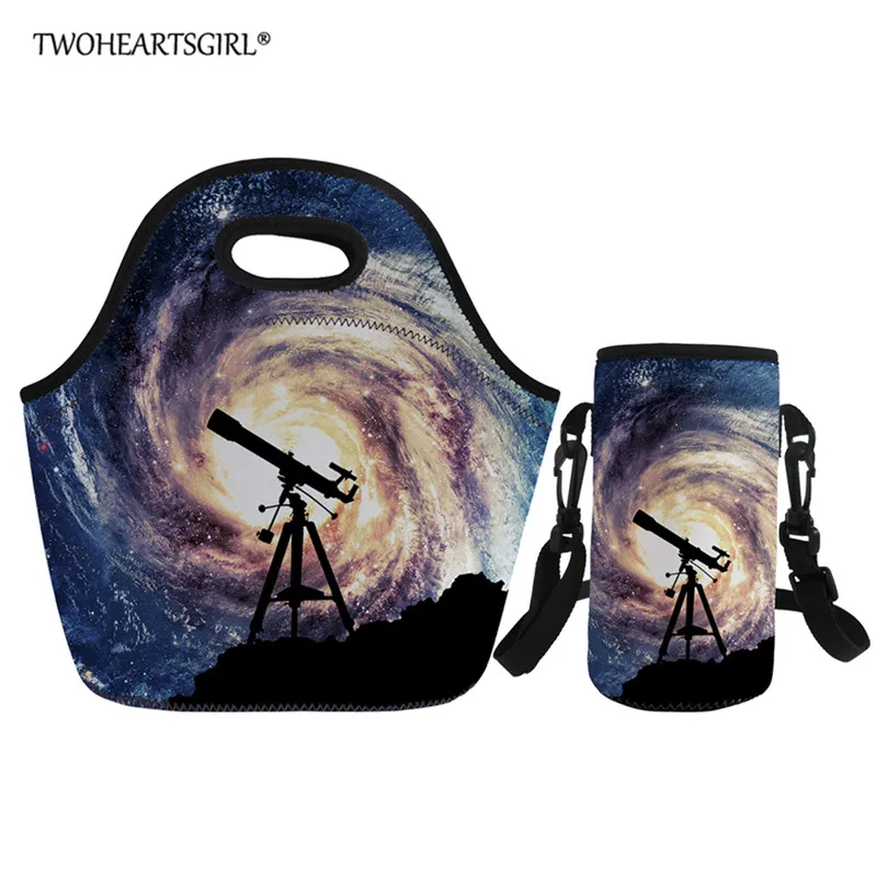 L2765Z20-Z18 Twoheartsgirl Портативный изолированные сумка Galaxy с принтами детский Ланчбокс комплект сохраняющая тепло для еды на пикник сумка для Для женщин детская коробка для завтраков - Цвет: L2765Z20-Z18