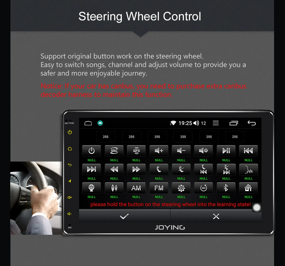 Top 8 Core Joying 4G+32G ROM 2 Din Android 8.1 Universal Car Audio Player Stereo Radio With GPS WIFI Navigation Head Unit SWC TPMS 10