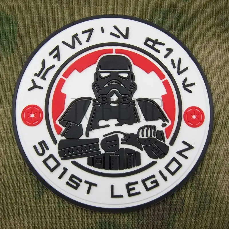 

Color 501st Legion Imperial STORM TROOPER Military 3D PVC patch PB1623