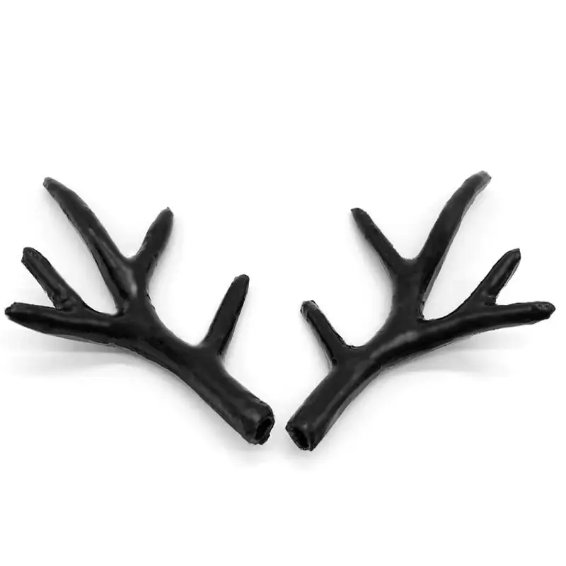 Hot Simulation Black Antler Headdress DIY Accessories Material Headband Cute Christmas Decoration Photo Photography Props