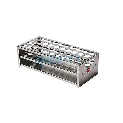 15.5/18.5/21.5mm Hole Diameter 30/40 Holes Aluminum Test Tube Stand Rack Holder Labware