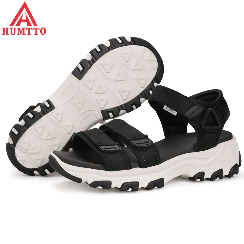 

HUMTTO Women Beach Sandals Aqua Shoes Summer Outdoor Water Shoes Women Breathable Sport Shoes Water Walking Upstream Shoes Mujer