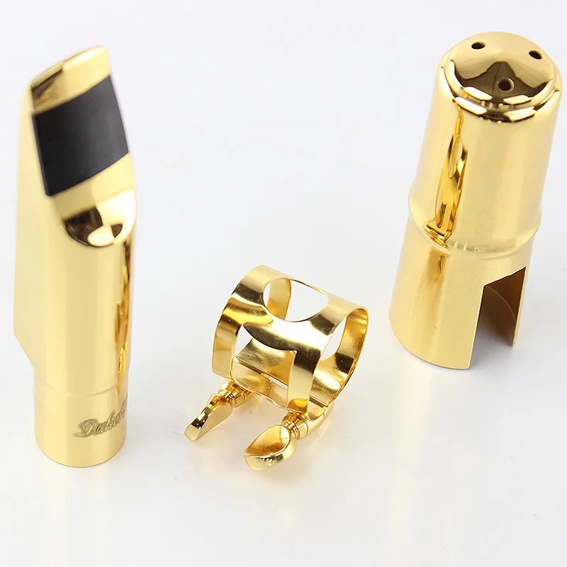 High Quality Soprano Alto Tenor Saxophone Mouthpiece Gold or Silver