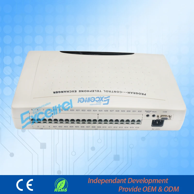 Excelltel /PABX/автоматическая телефонная станция (АТС) System/ CP832 416 4 PSTN line 16 extension|pabx telephone