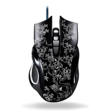 Профессиональная USB Оптическая Проводная игровая мышь с светодиодный вспышкой 2400 dpi Высокое качество мыши для компьютера ноутбука мышь геймера