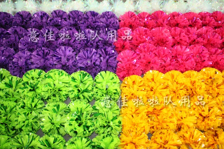 10 قطع المشجع بوم بوم البلاستيك الأخضر 1,000*3/4 \