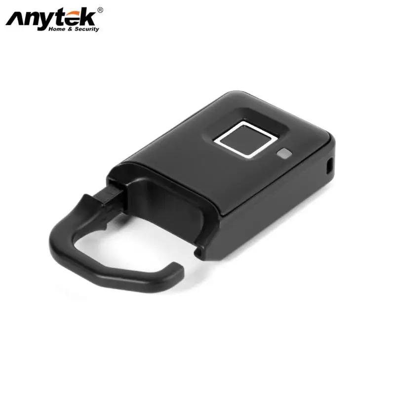 Anytek P4 отпечаток пальца Замок USB Перезаряжаемый умный без ключа Противоугонный чемодан с висячим замком дверной замок Противоугонная способность