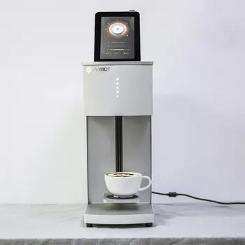 

mini coffee maker latte art printer a key to print you don't need any apps