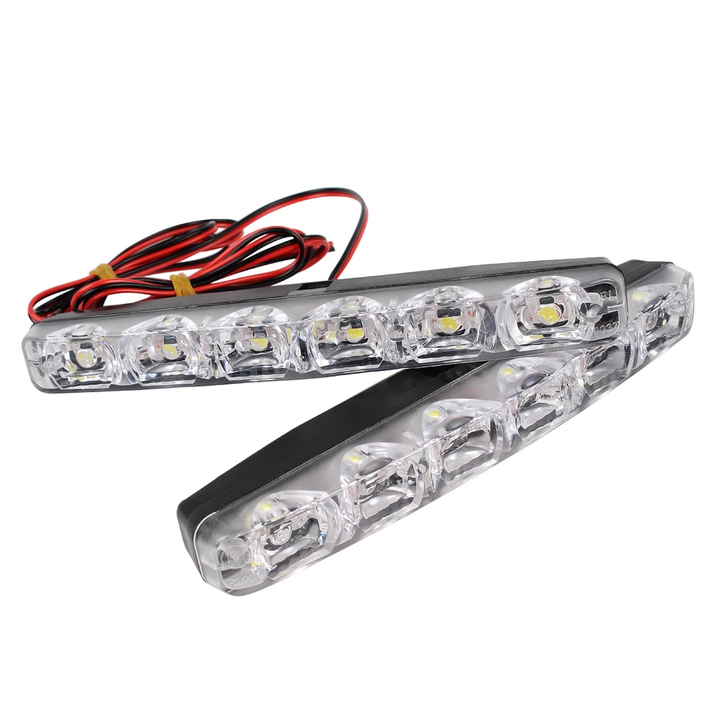 LEEPEE 6 LED s Стайлинг автомобиля дневной свет водонепроницаемый светодиодный