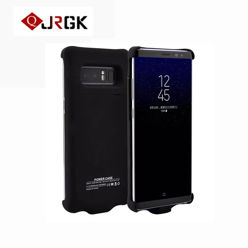Чехол для аккумулятора JRGK, зарядное устройство для samsung Galaxy Note 8, 5200 мА/ч, емкость аккумулятора, большой внешний аккумулятор для samsung Note 8, чехол