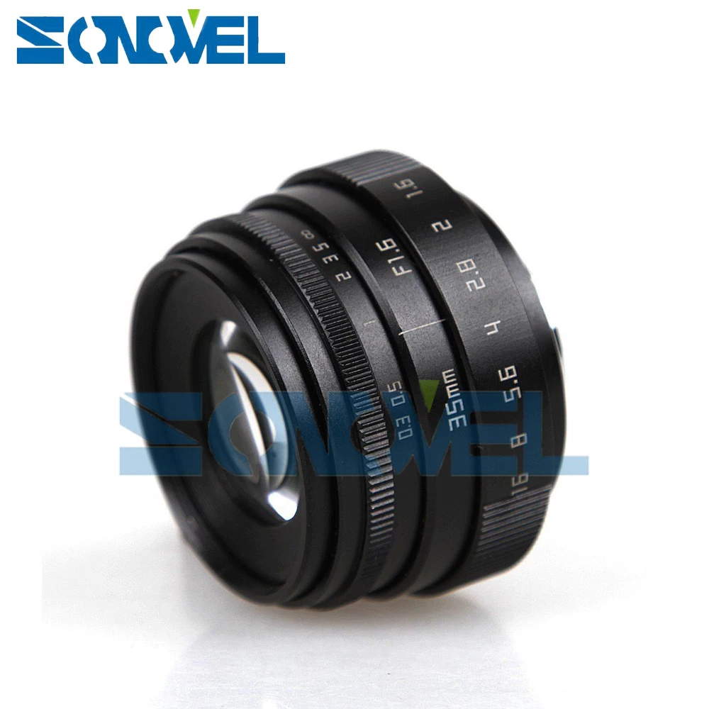  Fujian 35mm F1.6 CCTV Lens C Mount+Hood For Olympus Panasonic Micro 4/3 M4/3 G7 G10 GH3 GH2 GH1 GX1 - 32812206070