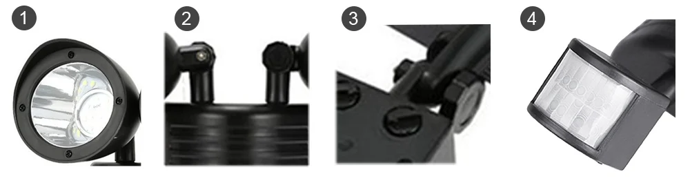 led flood light details show