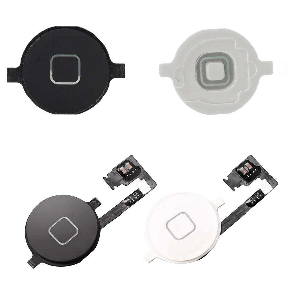 Новая кнопка домой в сборе гибкий кабель датчик ленты в комплекте для iPhone 4S Совместимость: для iPhone 4S