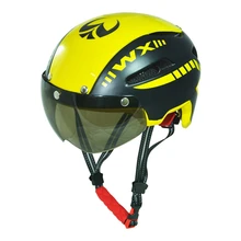 Integrally Molded EPS Cycling Helmet With Cycling Glasses Mountain Bike Helmet MTB Bicycle Helmet Bike Accessories