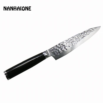 

NANHAIONE 67-layer Japanese Damascus Knife Damascus Chef's Knife 8 inch blade Damascus Kitchen knife handle micarta CL071