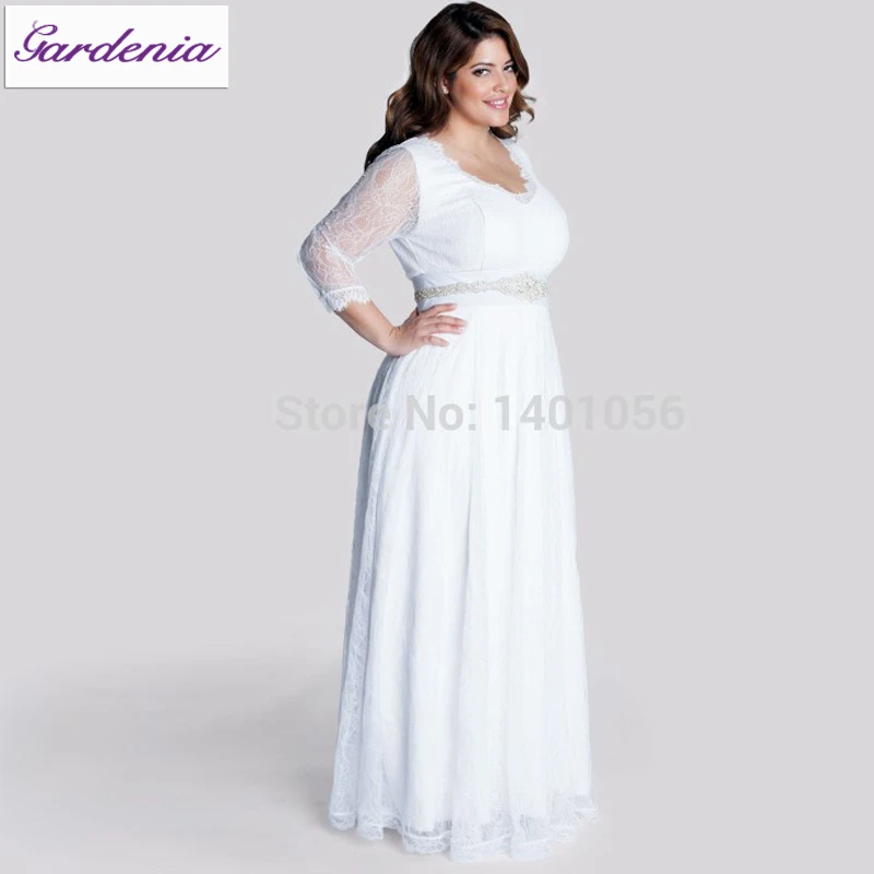 casual summer wedding dresses plus size