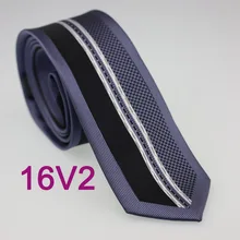 YIBEI Coachella Узкие галстуки черные с темно-серой каймой геометрические серебряные точки Полосатый Узкий галстук 6 см галстуки на шею джентльменский галстук