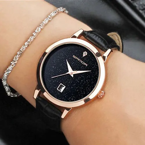 SANDA 2017 Fashion Wrist Watch Women Watches Ladies Luxury Brand Famous Quartz Watch Female Clock Relogio