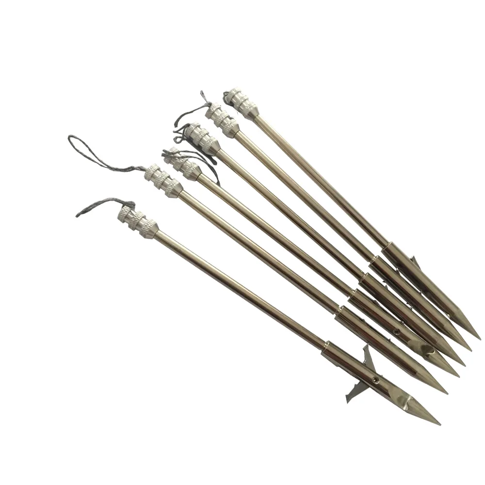 

6PK Stainless Steel Fish Hunting Arrows 6.3" Crossbow Fishing Arrows
