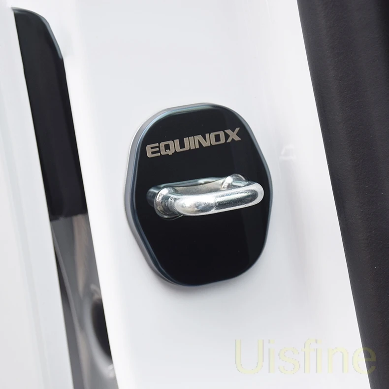 Крышка замка двери из нержавеющей стали для Chevrolet Equinox 2017 2018 2019 защита от ржавчины