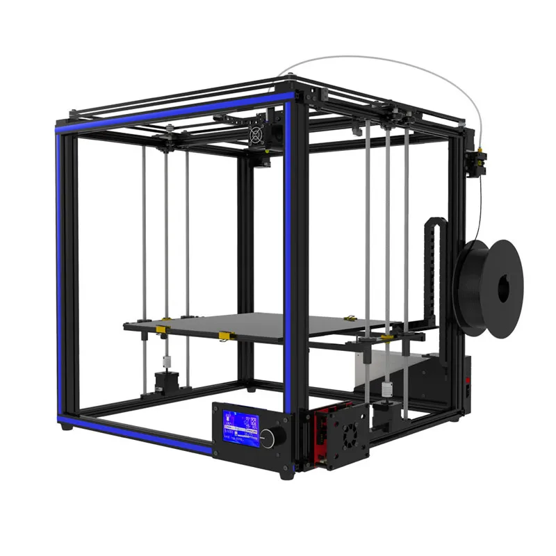 DIY Aluminum 3D Printer Kit 400*400*400mm Large Printer With Dual Z-axis Rod HD LCD Screen Double Fan 3D Printer Kit DIY Aluminum 3D Printer Kit 400*400*400mm Large Printer With Dual Z-axis Rod HD LCD Screen Double Fan 3D Printer Kit