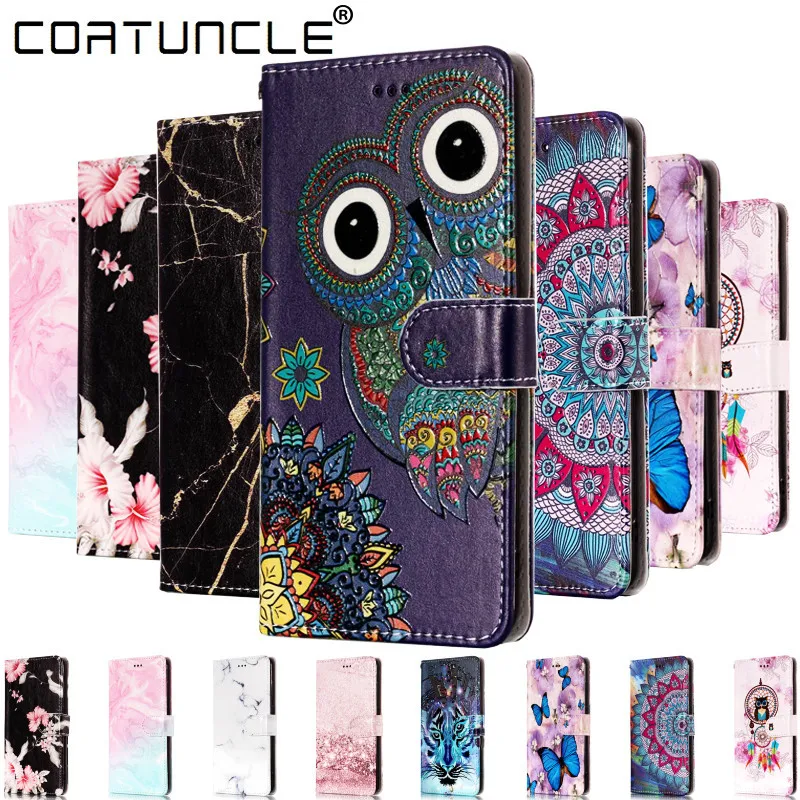 

For Nokia 6.1 Flip Leather Case on For Fundas Nokia 6 2018 case sFor coque Nokia 6.13D Relief Wallet Cover Stand Phone Case 5.5"