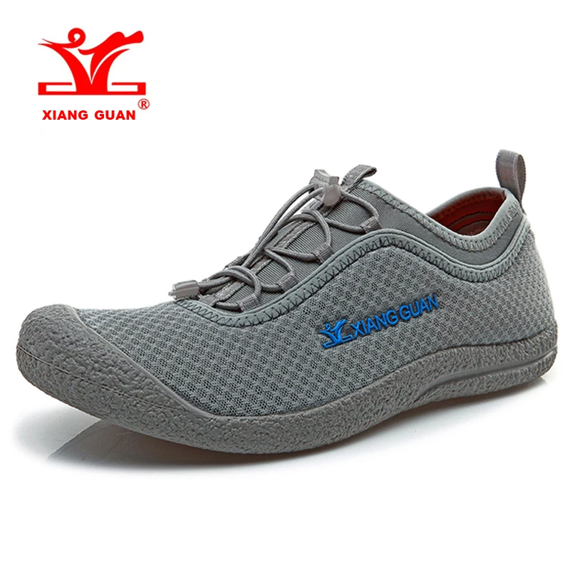 

2017 XIANG GUAN Mens Walking Shoes Breathable Mesh Outdoor Sports Shoes Light Weight Walking Shoes For Male Free Shipping 33009