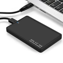Прозрачный чехол для внешнего жесткого диска USB 3,0 SATA HDD 2,5 дюйма