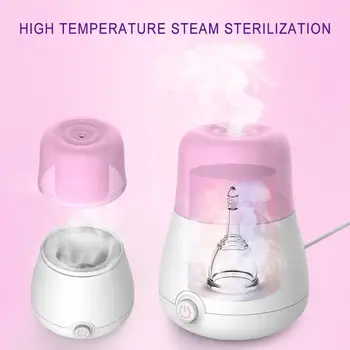 

New Arrival Portable Menstrual Cup Sterilizer, Ultraviolet Disinfection UV Light Physical Antibacterial Cleaner For Beauty Use