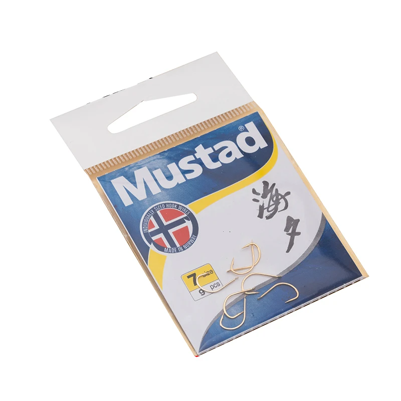 Ganchos de Aço Carbono de Alta Anzol de Ouro Equipamento de Pesca Pacotes Lote Mustad Oceano Telescópica Carpa Farpado Gancho Isca 10 – 13100