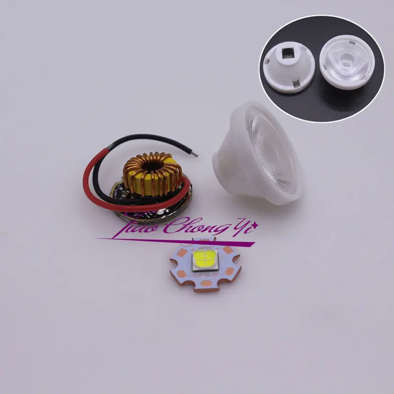 

Cree XLamp XHP70 Cool White 6000K LED 6V + 6-12V Led Driver+Led len F light DIY