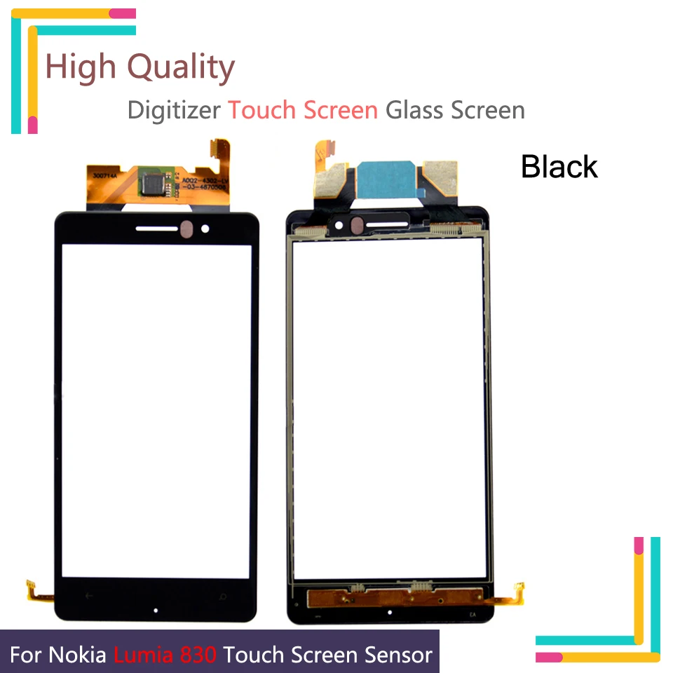 5 0 &quotдля lumia N830 сенсорный экран для Nokia 830 дигитайзер сенсор Передняя стеклянная