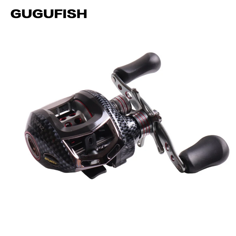 

GUGUFISH Water Drop Wheel 12BBs Ball Bearings Left/Right Hand Fishing Reel 6.3:1 High Speed Baitcasting Carretilha De Pesca