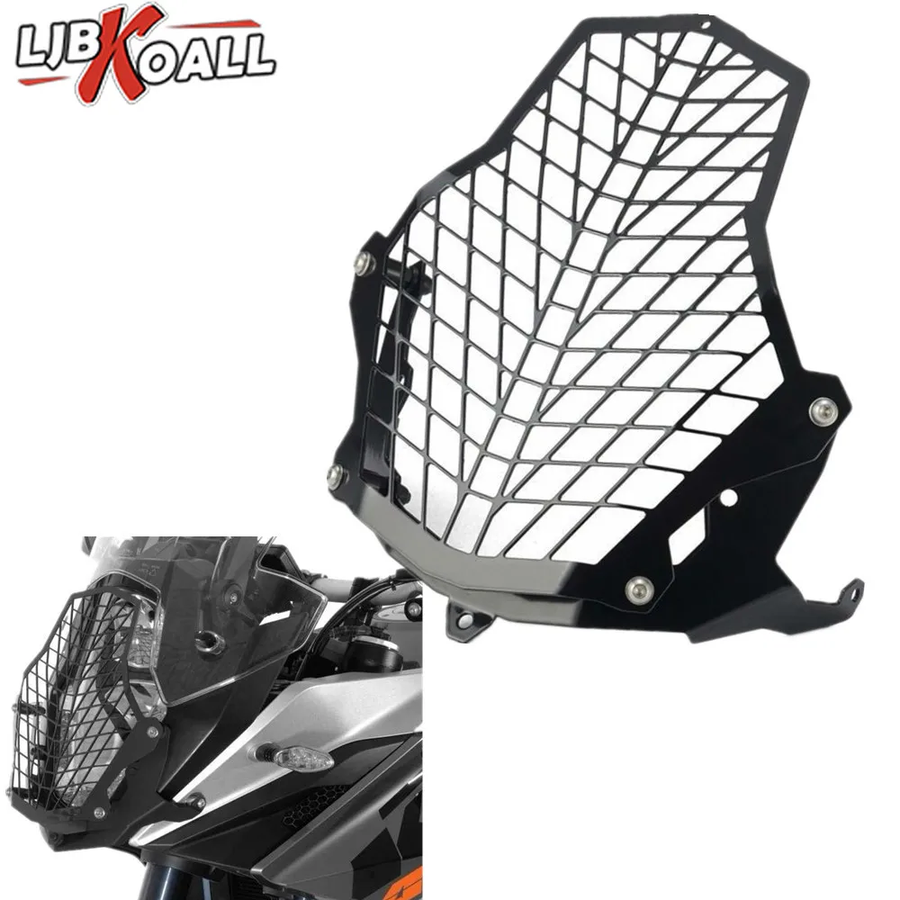 LJBKOALL 1290 Super Adventure Headlight Head Lamp Light Grille Guard