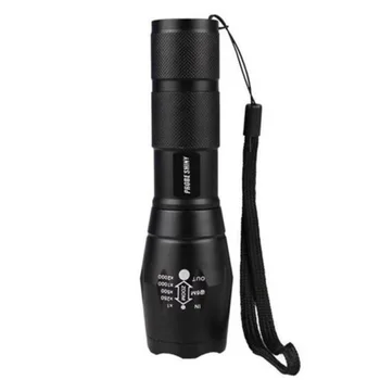 

LED lamp Adjustable Mode Carrying Strap G700 X800 LED Flashlight Tactical XML-T6 Zoomable Torch Lamp 18650 AAA