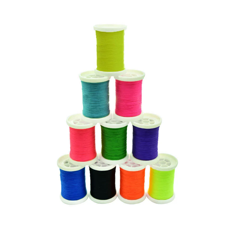 

5pcs/lot 200M Rod Guide100DTying Thread NCP Braided wire Polyester Fiber Material Guide Ring Fasten Line Rod DIY Build Accessor