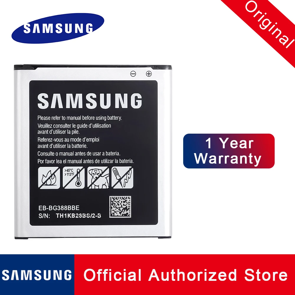 

100% Original EB-BG388BBE Battery For Samsung Galaxy Xcover 3 SC-01H Replacement Batteria 2200mAh+tracking no