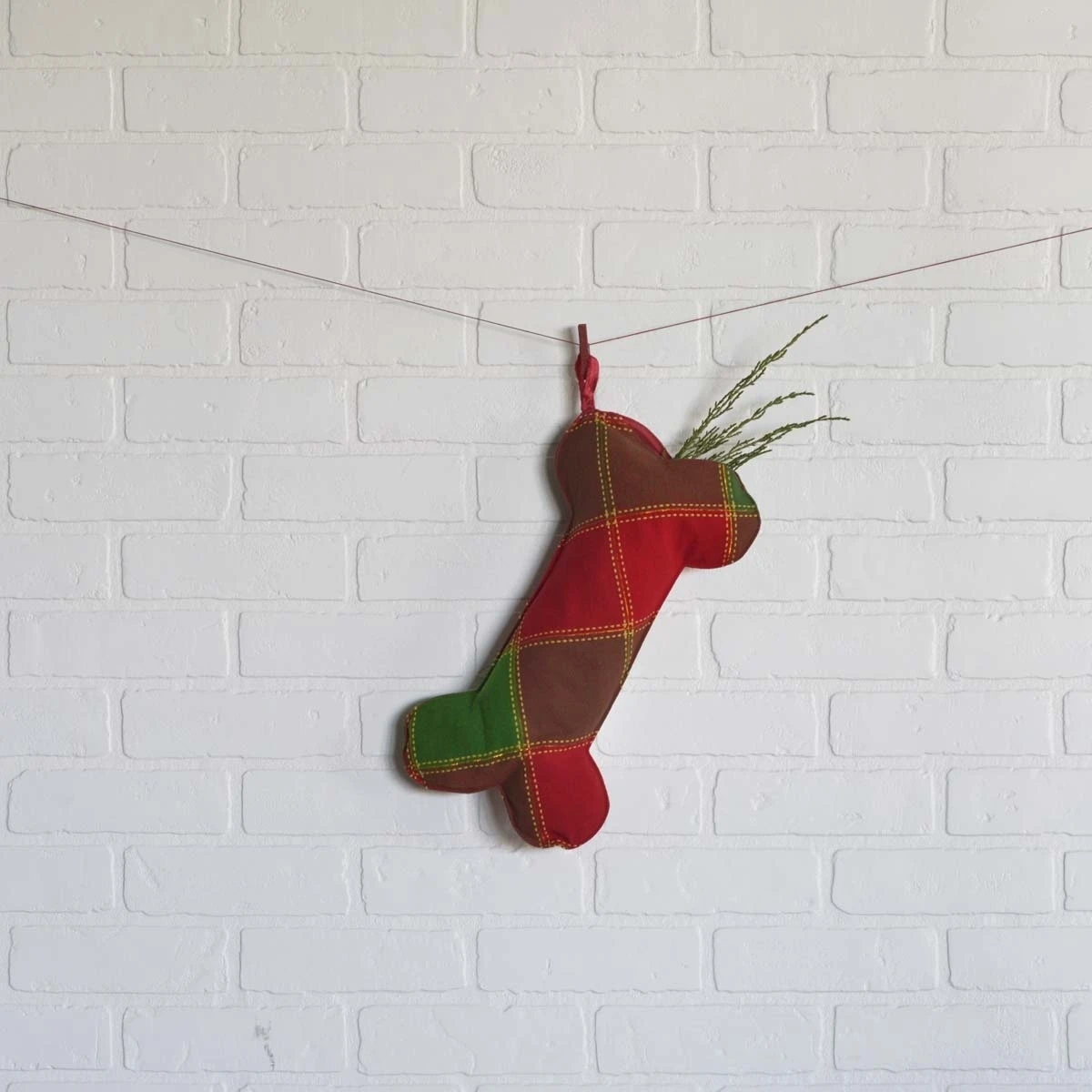 Seasonal Holiday Tristan Dog Red Stocking
