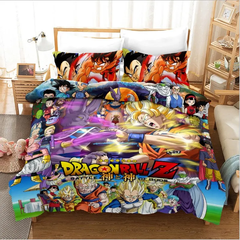 Anime 3D Dragon Ball Z Cosplay Bedding Set Comforter Full Twin Single Size  Bedclothes Bed Linen Set Duvet Covers Pillowcases - AliExpress Novelty &  Special Use