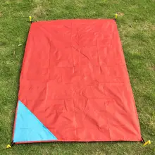Новые коврики для кемпинга на открытом воздухе, складные коврики для пикника, водонепроницаемое пляжное одеяло, легкий брезент с мешком для хранения