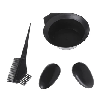 

Salon Barber Hair Coloring Dyeing Bowl Comb Dye Color Brush Tint Tool Kit Set