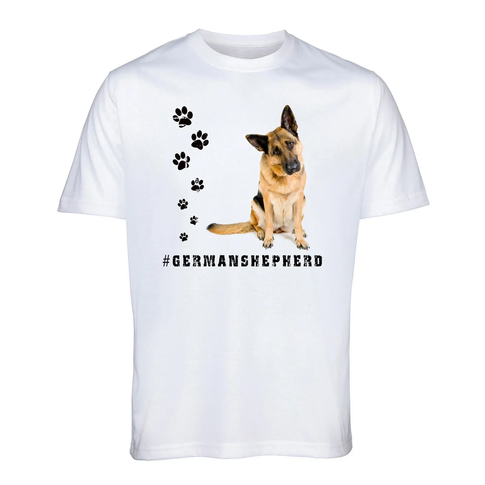 GERMAN SHEPHERD T Shirt Hashtag Tee Dog Breed Animal Pet Mens Womens